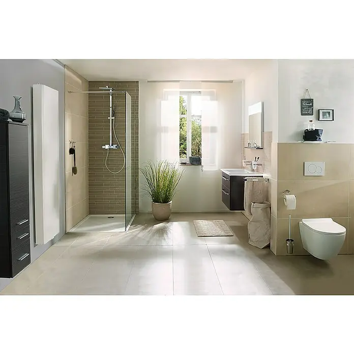 Ambiente by Palazzo Feinsteinzeugfliese - 45 x 90 cm, Beige, Matt - Stimmungsaufnahme