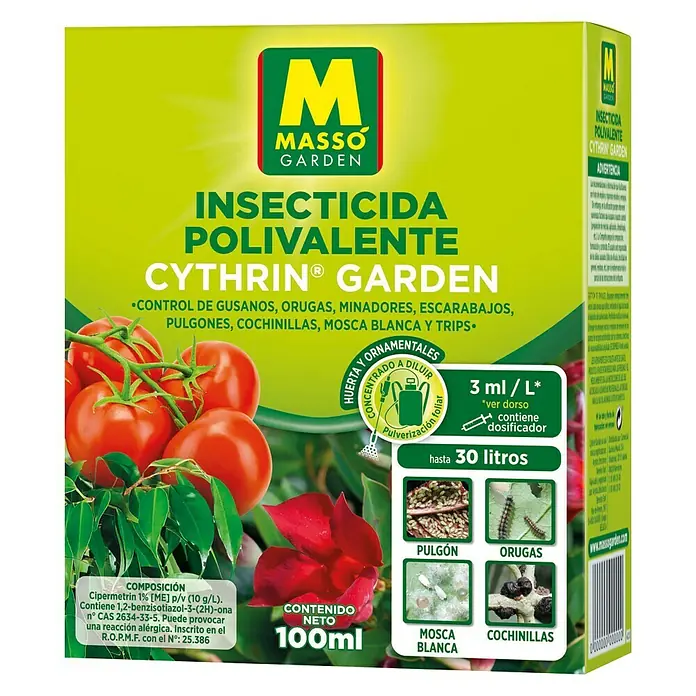 Massó Insecticida Polivalente sistémico - 100 ml - Vista angular