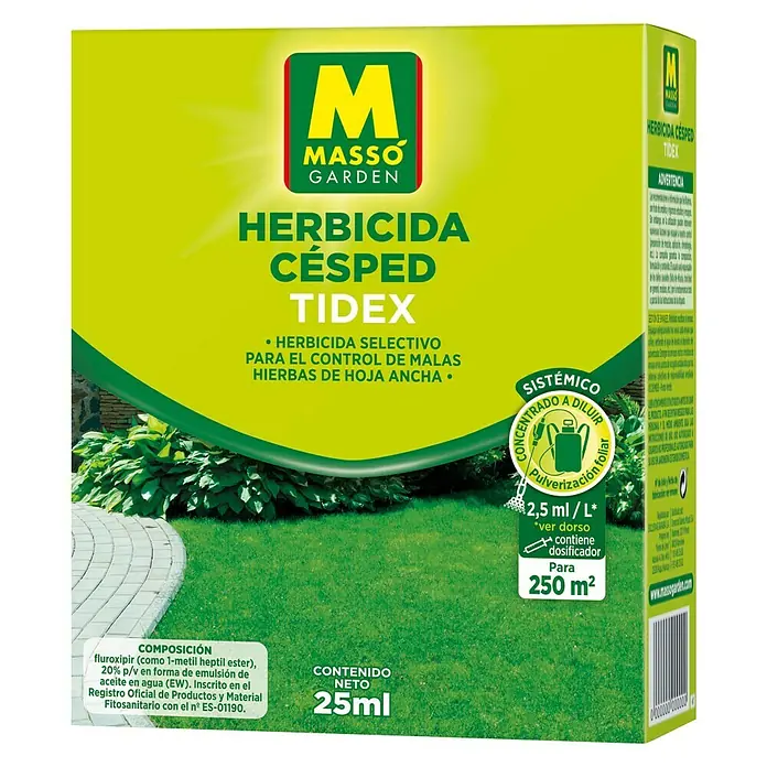 Massó Herbicida Tidex - 25 ml - Vista angular