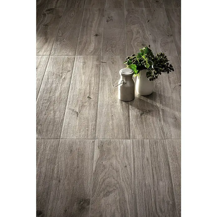 Harmonie by Palazzo Feinsteinzeugfliese - 20 x 120 cm, Ash, Matt - Detailaufnahme
