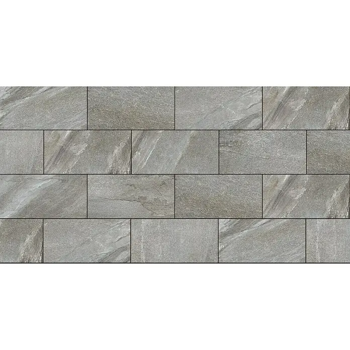 Terrassenfliese Cera 2.0 - 40 x 80 x 2 cm, Etna Dark Grey, Matt - Detailaufnahme