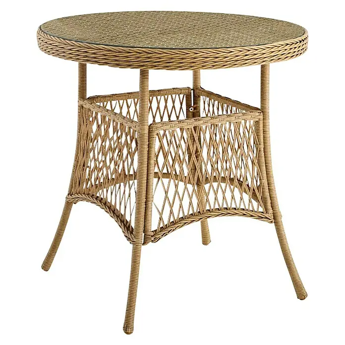 Sunfun Okrugli balkonski stol Sophie - Ø x V: 73 x 72 cm, Karamela, Bež boje - Dijagonalni pogled