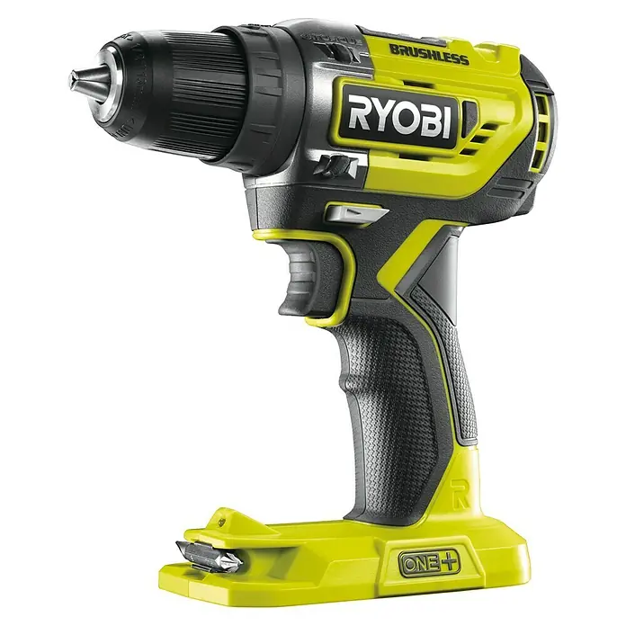 Ryobi ONE+ Akku-Bohrschrauber R18DD5-0 - 18 V, Ohne Akku, Leerlaufdrehzahl: 0 U/min - 1.400 U/min - Linke Seitenansicht