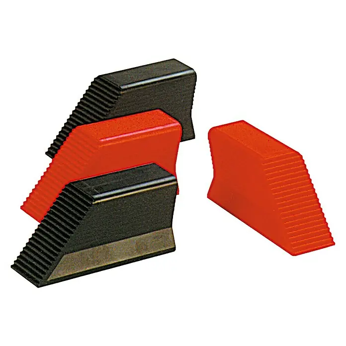 Carpoint Autoset Bagageklemmen - 4 stk., Zwart/Rood - Diagonaal zicht