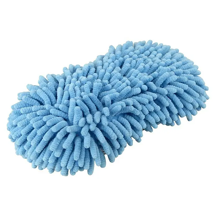 Protecton Autospons Microfiber Insectenspons - 24 x 11 x 6 cm, Blauw - Diagonaal zicht