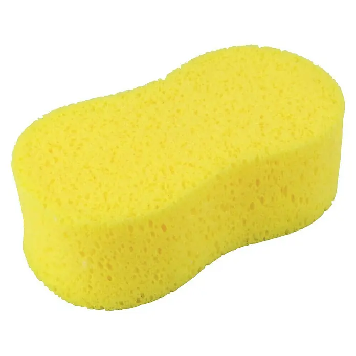 Protecton Autospons Jumbo - 21 x 10 x 7 cm, Geel - Diagonaal zicht