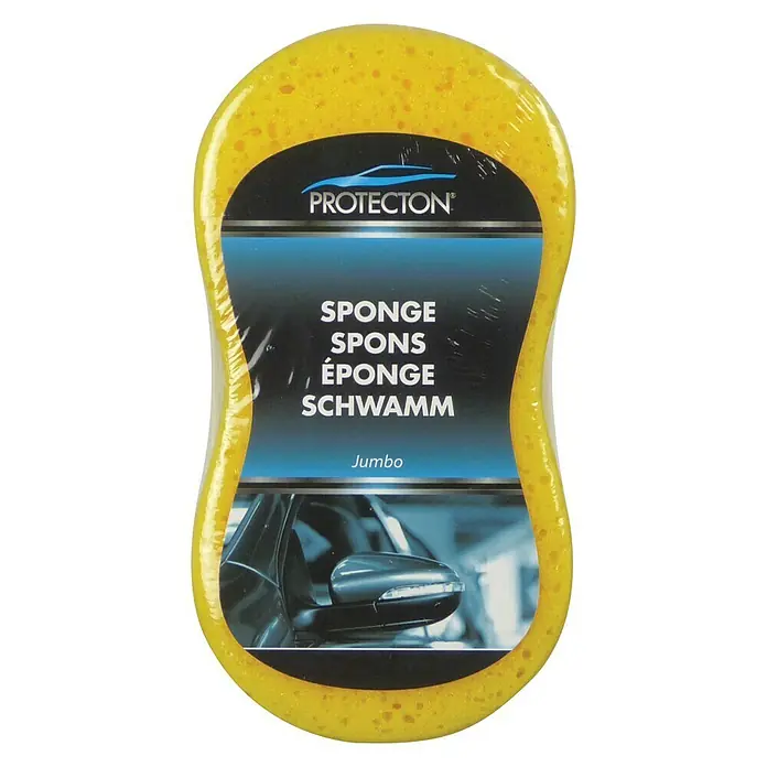Protecton Autospons Jumbo - 21 x 10 x 7 cm, Geel - Vooraanzicht