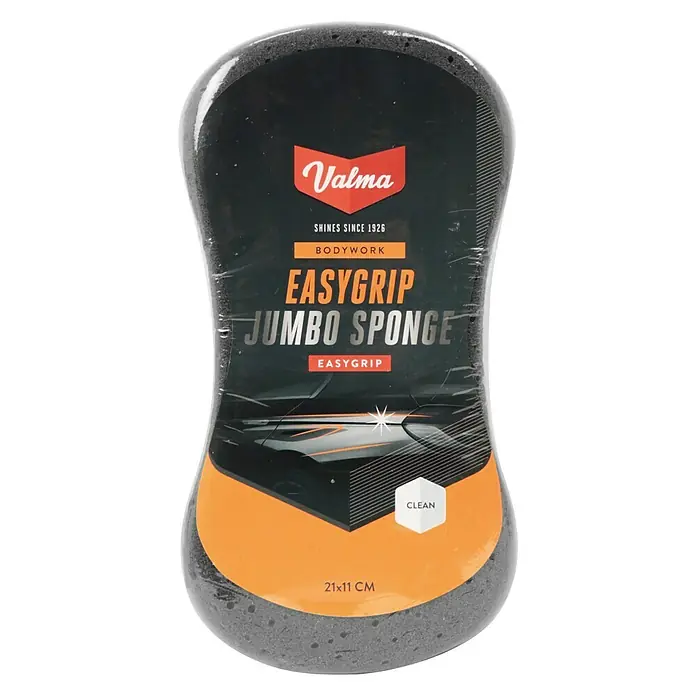 Valma Autospons V001 Jumbo - 21,5 x 11,5 x 7 cm, Zwart - Vooraanzicht