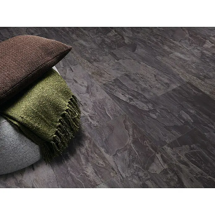 LOGOCLIC Podne obloge od tvrdog vinila Deep Blue - 600 x 295 x 5 mm, Izgled kamena - Detaljan prikaz
