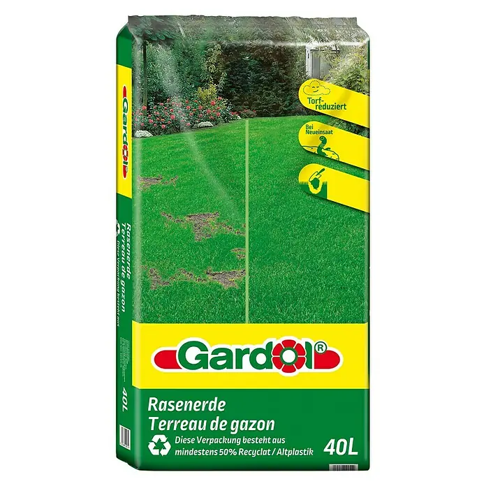 Gardol Rasenerde - 40 l - Vorderansicht