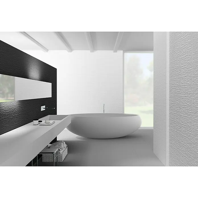 Wandfliese Perfect Line - 30 x 90 cm, Anthrazit, Matt - Stimmungsaufnahme