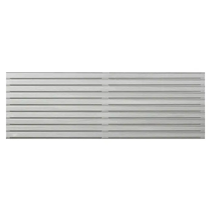 Wandfliese Spa Perla Dekor - 30 x 90 cm, Grau, Matt - Ansicht von oben