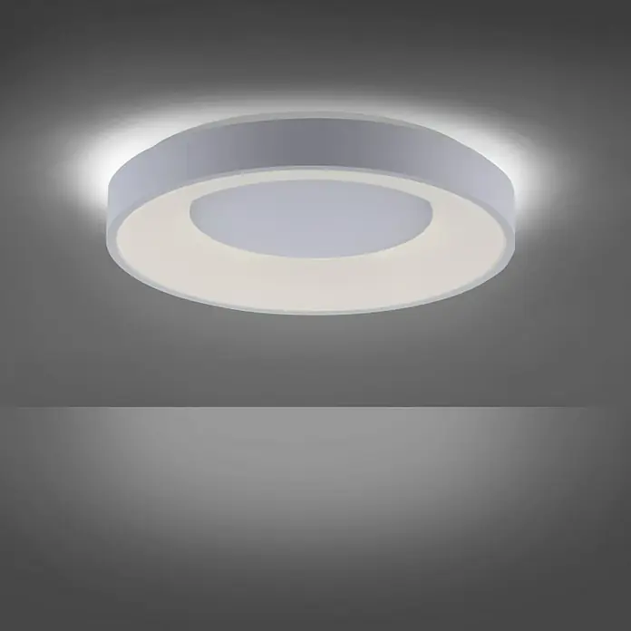 LeuchtenDirekt Okrugla stropna LED svjetiljka Anika - 30 W, Ø x V: 48 x 7,8 cm, Ostalo - Živopisni prikaz