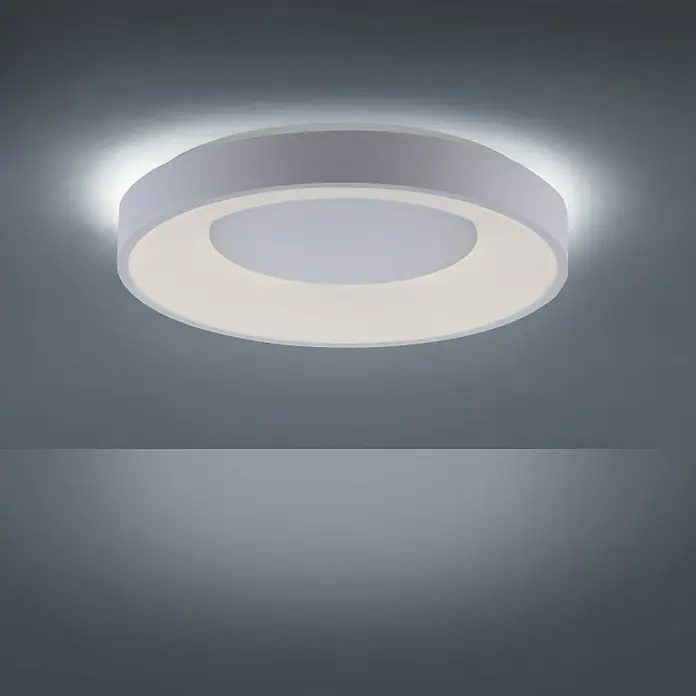 LeuchtenDirekt Okrugla stropna LED svjetiljka Anika - 30 W, Ø x V: 48 x 7,8 cm, Ostalo - Živopisni prikaz