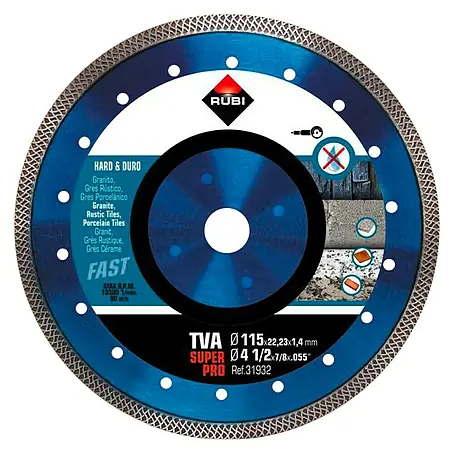 Rubi  Disco de corte de diamante VIPER TVA