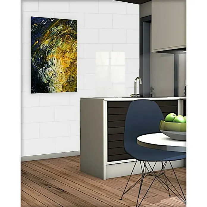 Wandtegel Glanzend Wit - 30 x 60 cm, Wit, Glanzend - Sfeeropname
