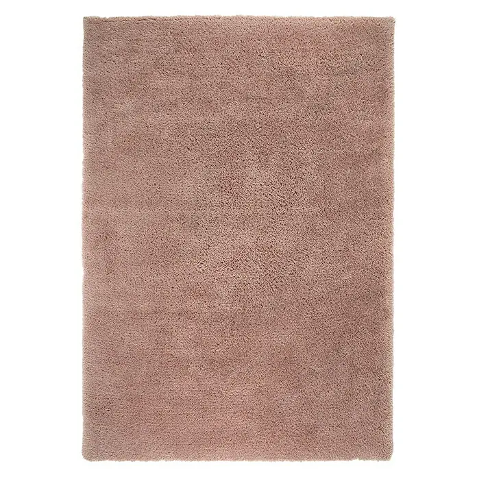 Hochflorteppich Sugar - Rosa, 180 x 120 cm, 100 % Polyester - Ansicht von oben