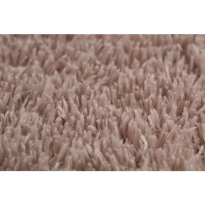 Hochflorteppich Sugar - Rosa, 180 x 120 cm, 100 % Polyester - Detailaufnahme