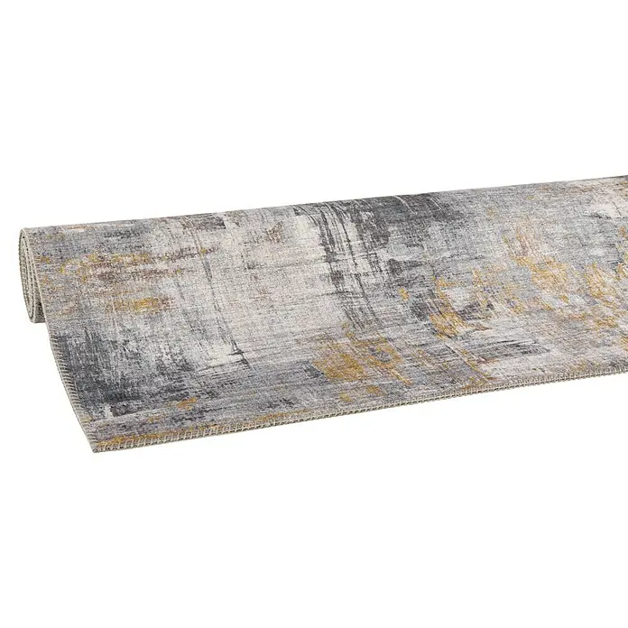 Teppich Prima - Grau/Gelb, 150 x 80 cm, 100 % Polyester - Detailaufnahme