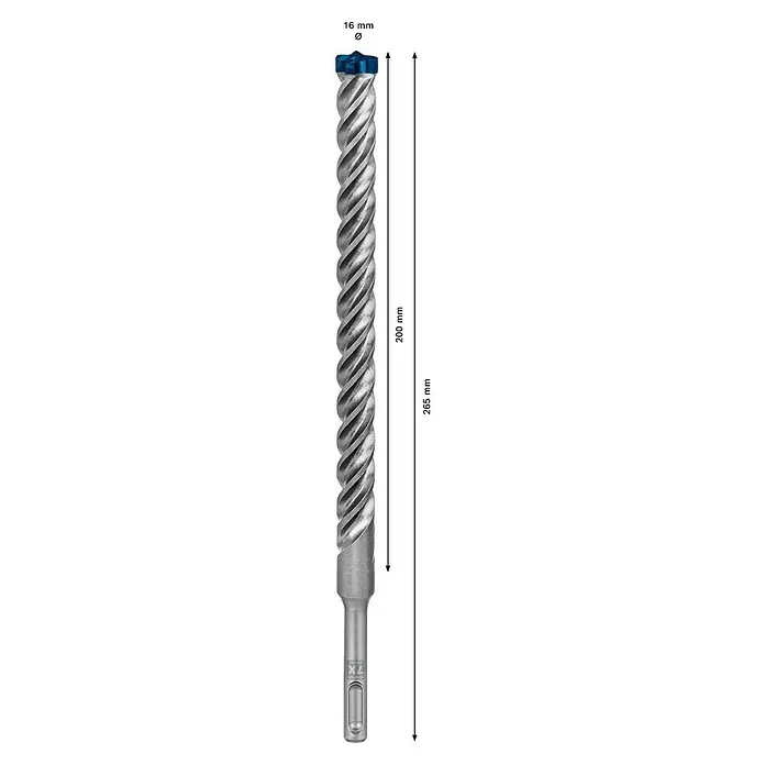 Bosch Professional Expert SDS-Plus Betonbohrer SDS Plus-7X - Durchmesser: 16 mm, Länge: 265 mm