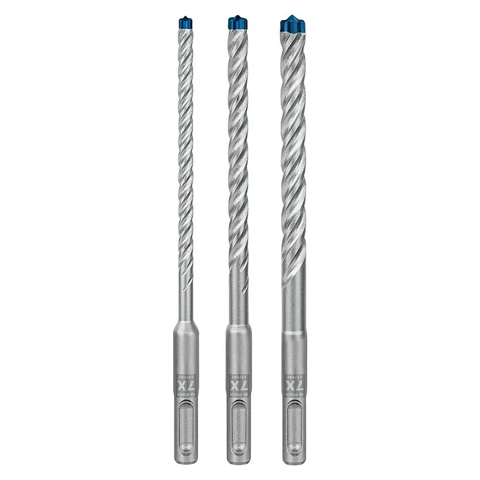Bosch Professional Expert SDS-Plus Betonbohrer-Set SDS Plus-7X - 3 -tlg., Durchmesser: 6 mm - 10 mm - Vorderansicht
