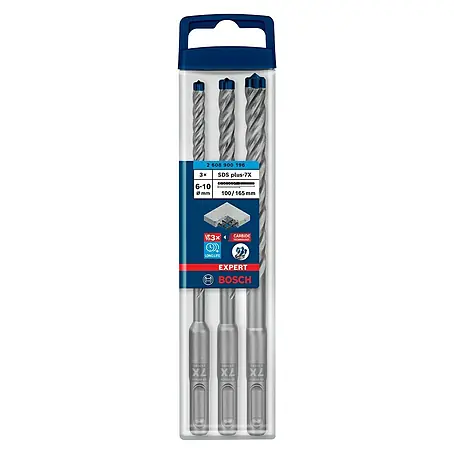 Bosch Professional Expert SDS-Plus Betonbohrer-Set SDS Plus-7X
