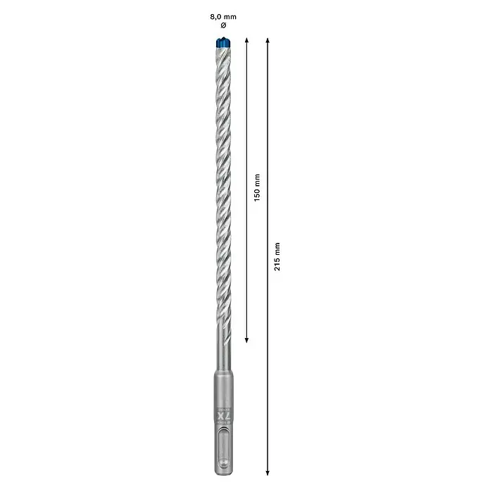 Bosch Professional Expert SDS-Plus Betonbohrer SDS Plus-7X - Durchmesser: 10 mm, Länge: 265 mm