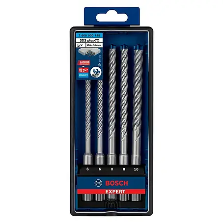 Bosch Professional Expert SDS-Plus Betonbohrer-Set SDS Plus-7X