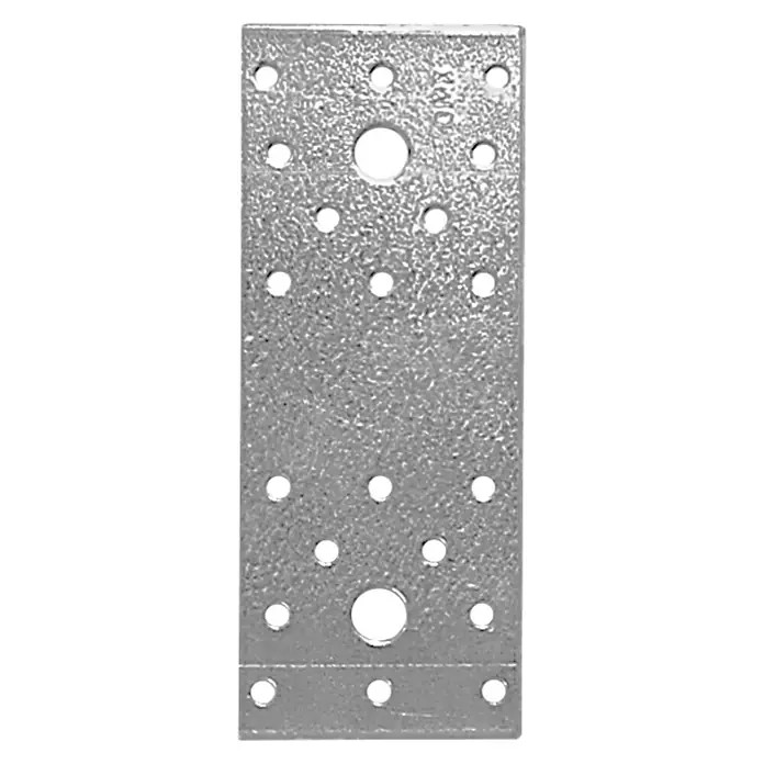 Stabilit Pletina de ensamblaje - 136 x 55 mm, Zincado, 1 ud. - Vista frontal