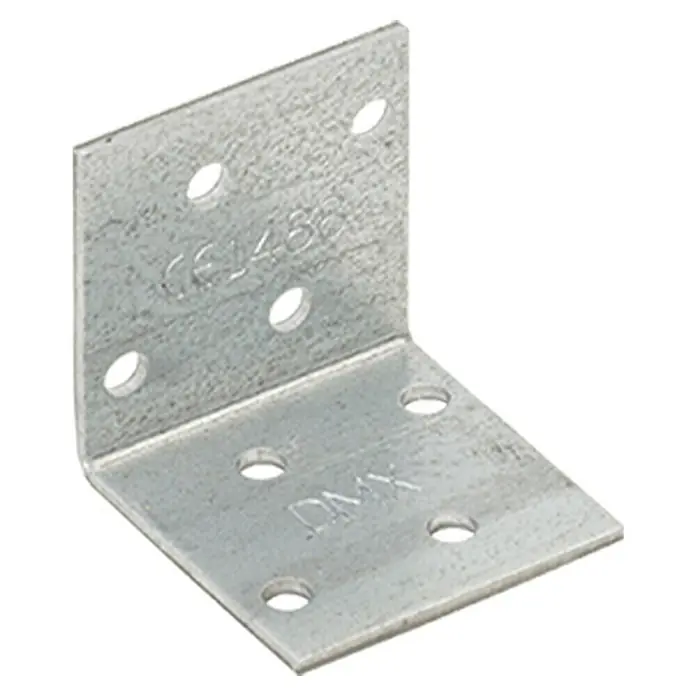 Stabilit Conector en ángulo - 40 x 40 x 40 mm, Acero - Vista angular