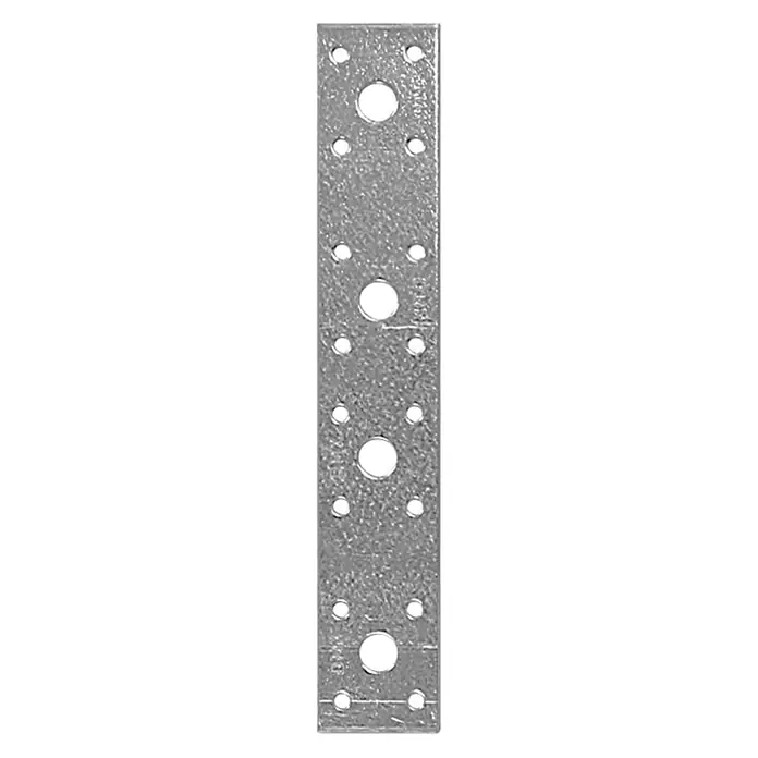 Stabilit Pletina de ensamblaje - 180 x 40 mm, Zincado, 1 ud. - Vista frontal