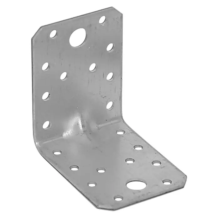 Stabilit Escuadra para cargas pesadas - 1 ud., 70 x 70 x 55 mm, Zincado - Vista angular