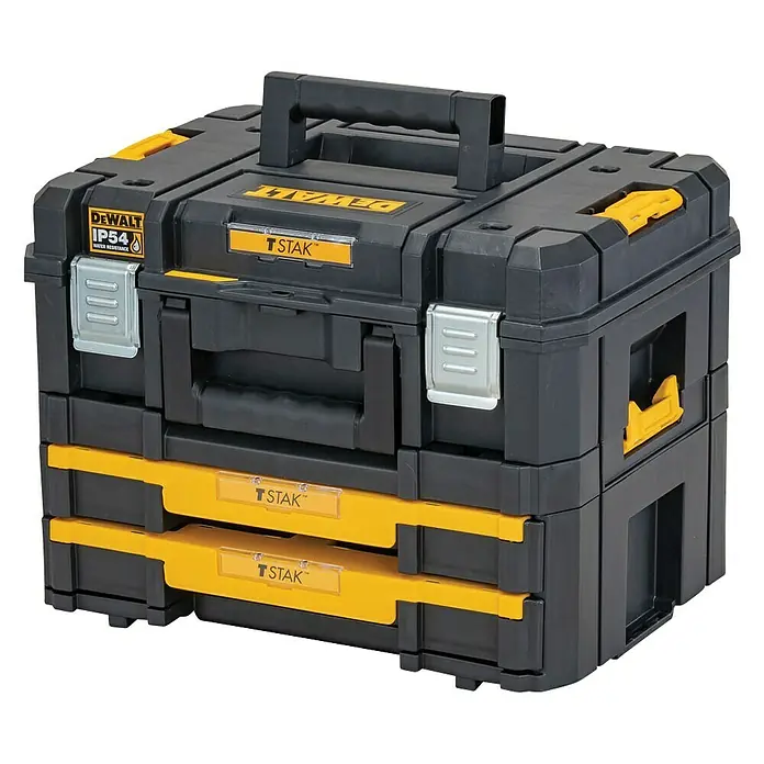 Dewalt Caja de herramientas DWST83395-1 - L x An x Al: 320 x 440 x 337 mm, Se puede cerrar - Vista angular