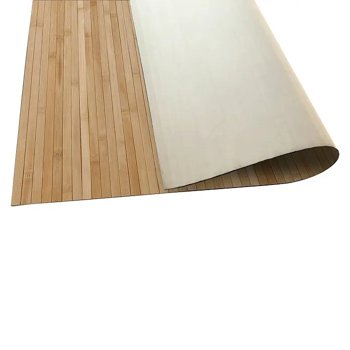 Alfombra de bambú Cool - Natural, 140 x 50 cm - Primer plano