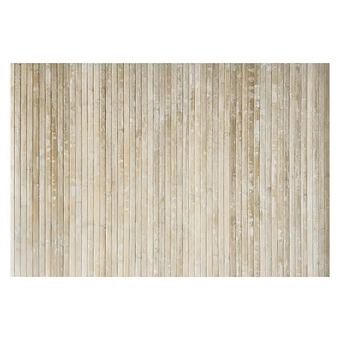 Alfombra de bambú Cool - Yeso, 140 x 50 cm - Vista descendente