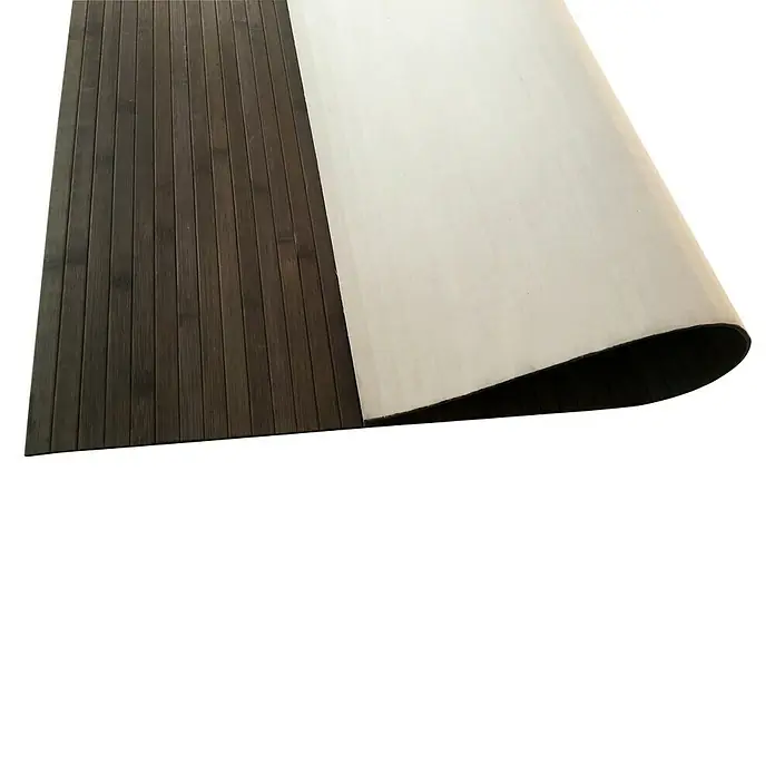 Alfombra de bambú Cool - Wengué, 140 x 50 cm - Primer plano