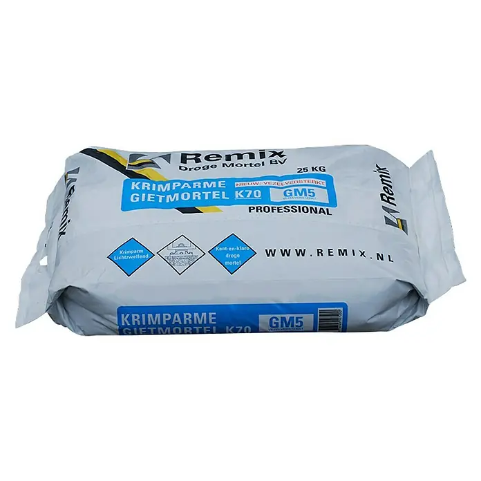 Remix Gietmortel Krimparm - 25 kg - Top-down weergave
