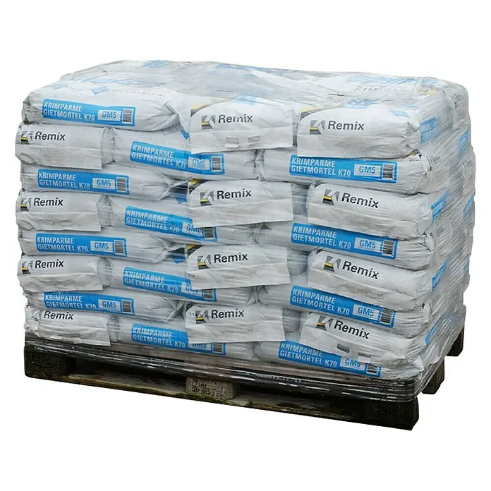 Remix Gietmortel Krimparm - 25 kg - Diagonaal zicht