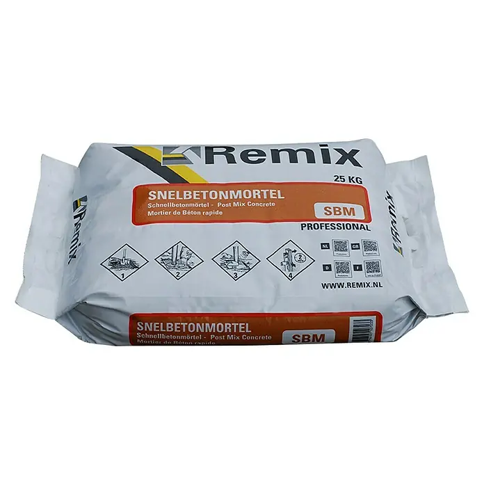 Remix Betonmortel Snelbeton - 25 kg - Top-down weergave