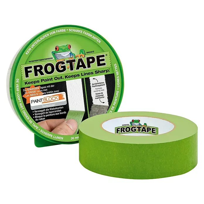 Frogtape Schilderstape 24 mm - 41,1 m x 24 mm - Diagonaal zicht