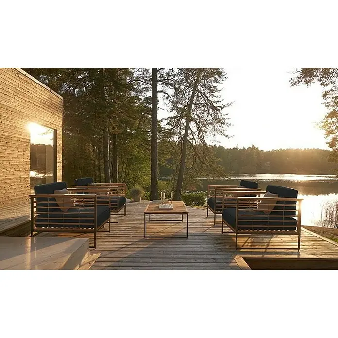 Sensum Vrtni stol Aspvik - D x Š: 120 x 70 cm, Natur - Živopisni prikaz