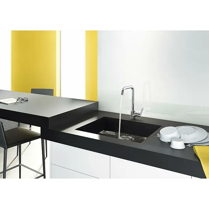 Hansgrohe Spültischarmatur Focus M41 - U-Auslauf, Chrom, Glänzend - Stimmungsaufnahme