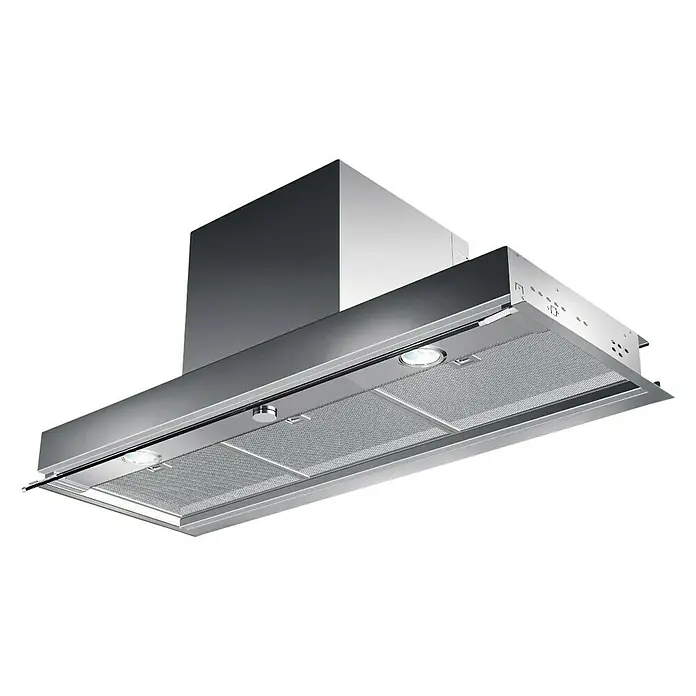 Mepamsa Campana integrable Discret - Ancho: 60 cm, Potencia de aire máx.: 360 m³/h, Acero inoxidable - Vista ascendente