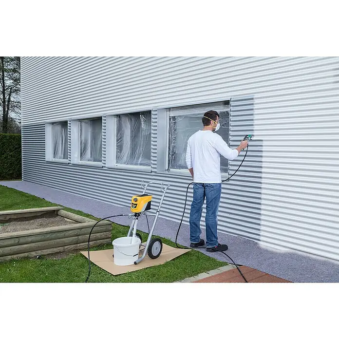 Wagner High Efficiency Airless Farbsprühsystem Control Pro 350 M Set - Leistungsaufnahme: 600 W, Förderleistung: 1,5 l/min - Anwendungsbeispiel