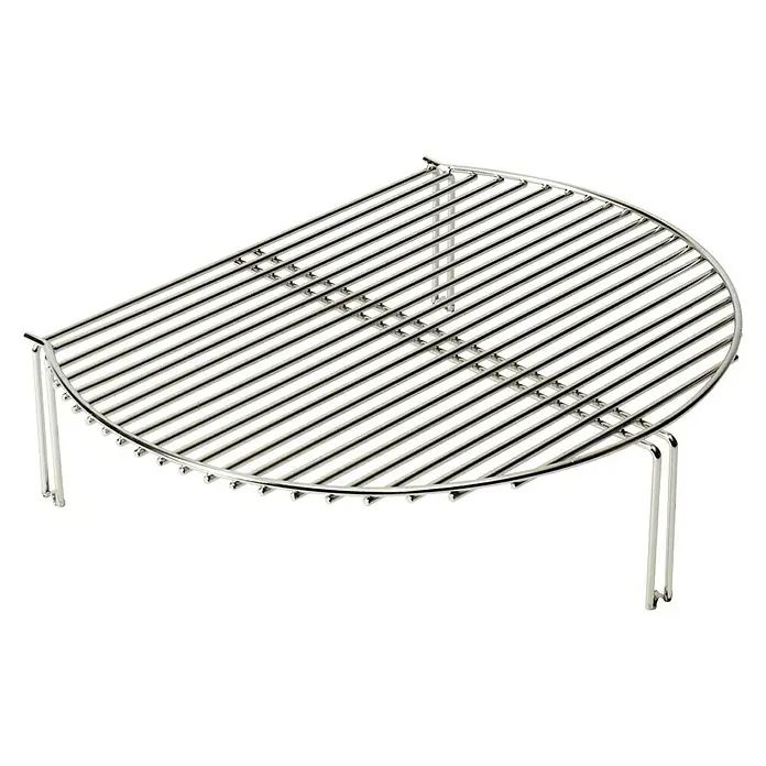 Kamado Joe Grillrost Erweiterung - Edelstahl, Passend für: Kamado Joe Holzkohlegrill Classic, Kamado Joe Holzkohlegrill Classic II - Diagonale Ansicht