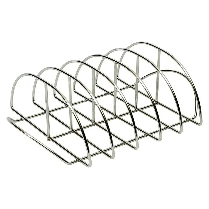 Kamado Joe Spareribhouder - l x b x h: 25,4 x 37,1 x 11,3 cm - Diagonaal zicht