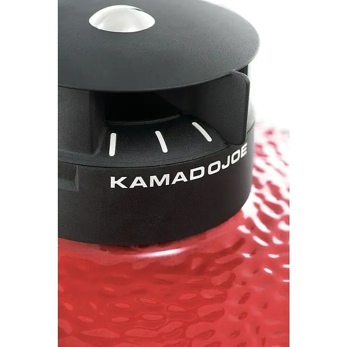 Kamado Joe Holzkohlegrill CLASSIC II - Rot, Hauptgrillfläche: Ø 46 cm - Detailaufnahme