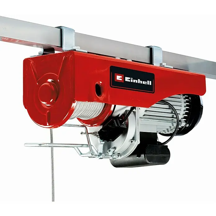 Einhell Polipasto TC-EH 1000 - Peso máximo admitido: 999 kg con rueda giratoria, 1.600 W - Primer plano