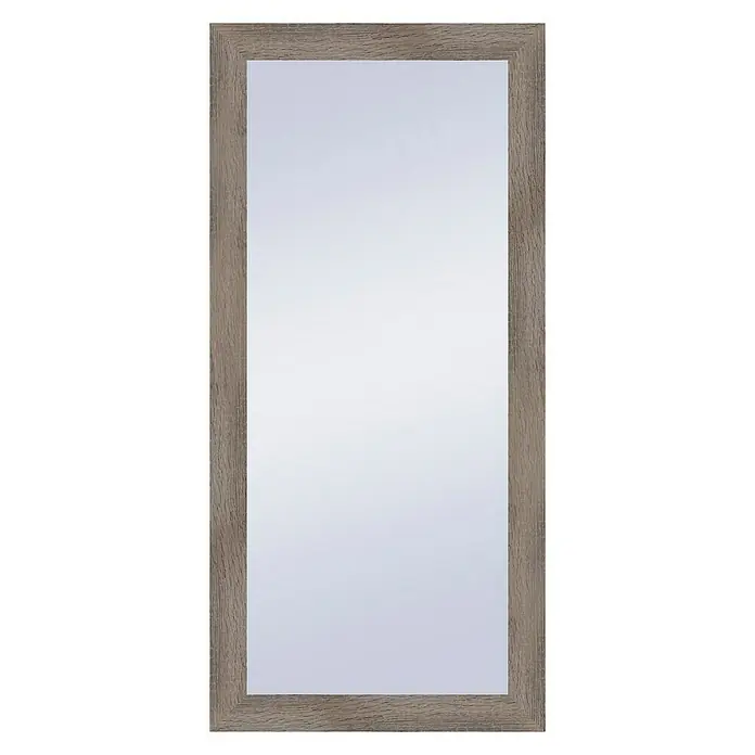 Espejo XXL - 76 x 186 cm, Madera oscura - Vista frontal