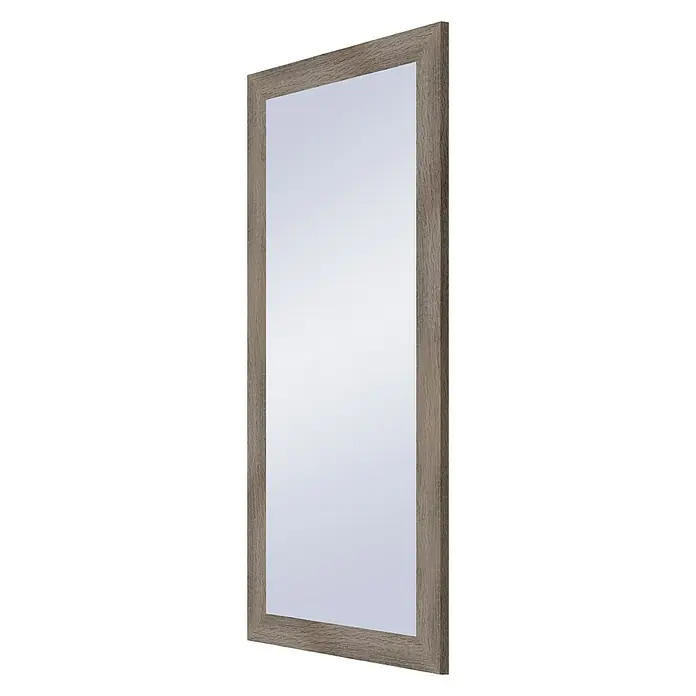 Espejo XXL - 76 x 186 cm, Madera oscura - Vista angular